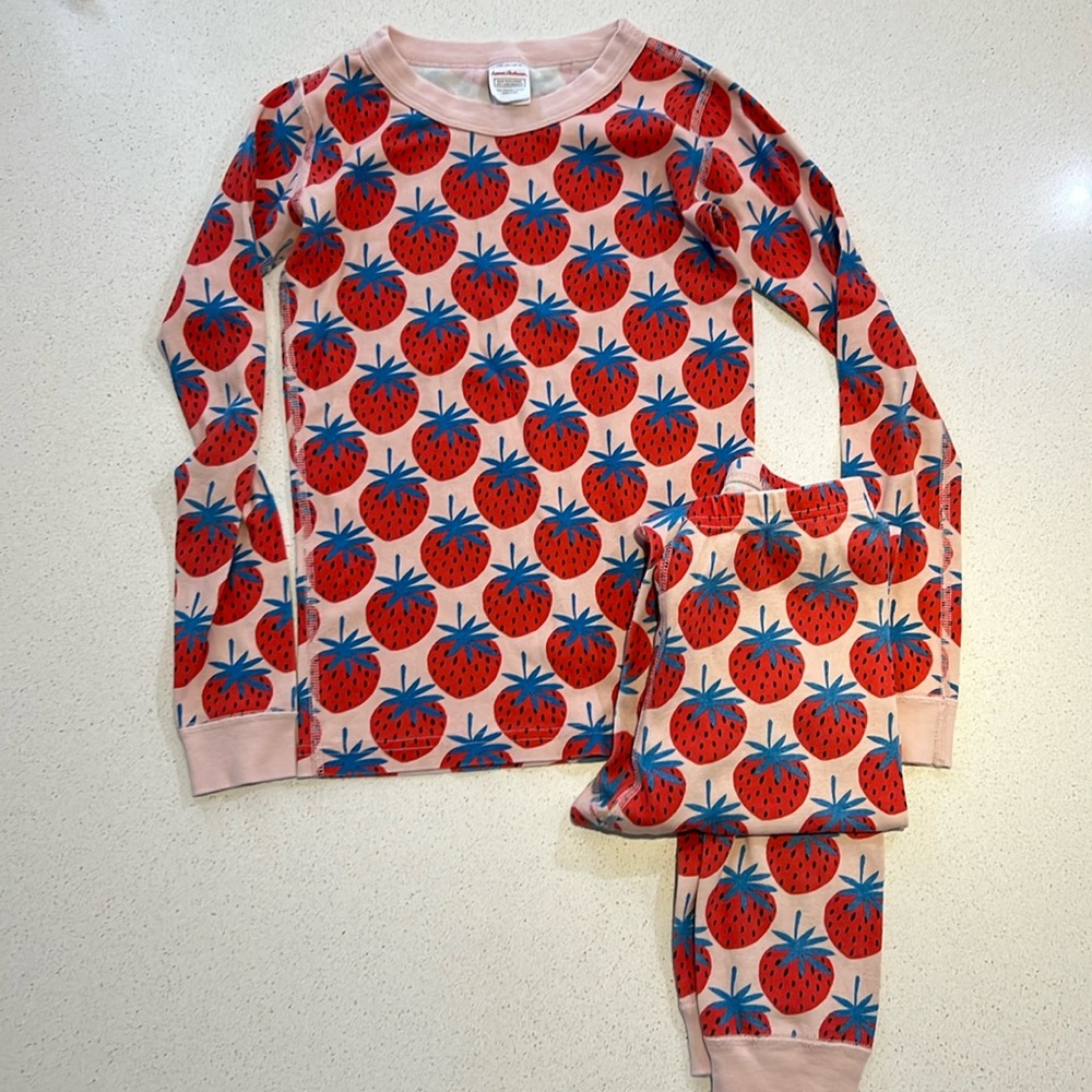 Hanna Andersson organic long sleeve pjs